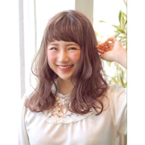 オン眉ゆるふわパーマ♪