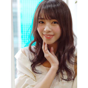 大人可愛い春パーマ