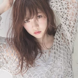 気だるボディーパーマセミロング
