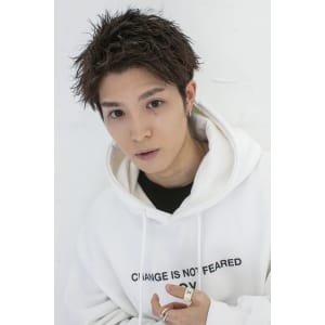 ソフトツーブロック アップバングMEN'S HAIR　