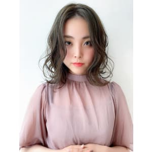 [MAXBEAUTY]ナチュラルゆるフワパーマロブヘアー☆