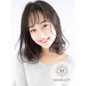 [MAXBEAUTY]シースルーバングスゆるフワロブヘア☆
