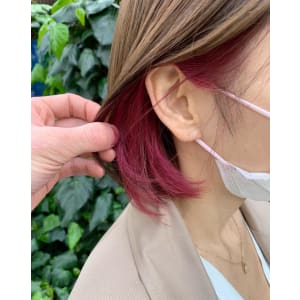 高発色ピンク　インナーカラー - ACT 表参道店【アクト オモテサンドウテン】掲載中
