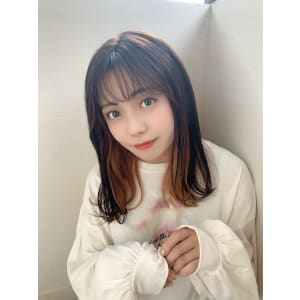 インナーカラー/ペールオレンジ