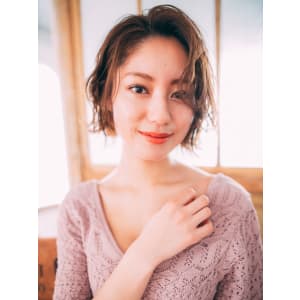 カジュアル切りっぱなしボブ