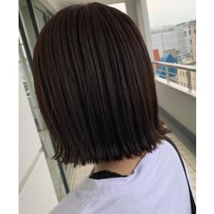   【CHESTER】切りっぱなしボブ　ココアブラウン