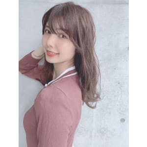 ゆるふわミルクティーセミロング