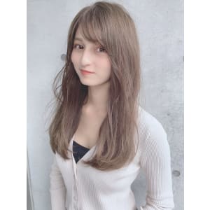 抜け感セミロング
