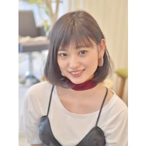 シースルーバング×爽やかボブ - mu-kichi 吉祥寺店【ムーキチ キチジョウジテン】掲載中
