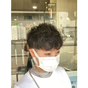 ♪ストレートマッシュS字カールパーマ♪