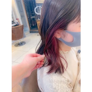 インナーカラー イヤリングカラー ラベンダーピンク - Neolive aim 横浜店【ネオリーブアイムヨコハマテン】掲載中