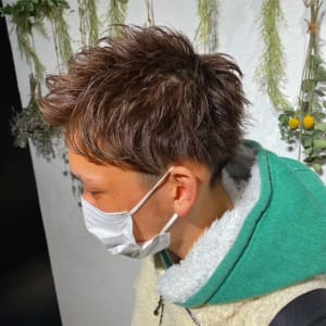 men'sパーマショート