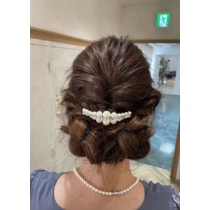 編み込みヘアセット#伊藤