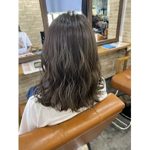 ラベンダーアッシュ【ボブ　艶髪】