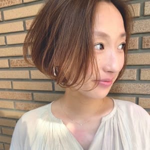 《中目黒サロンe's》春夏大人グラデーションボブ【佐久間】