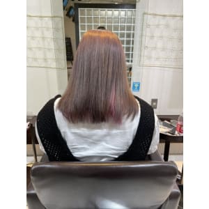美髪　ミルクティーベージュ