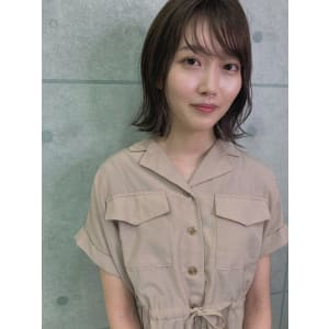 外ハネミディ