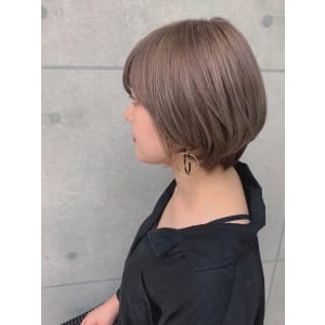 ダブルカラーで透明感カラー