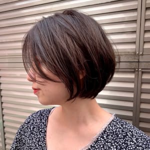 《中目黒サロンe's》大人ふんわり長めショート【佐久間】