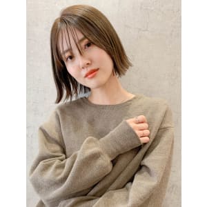 【tetote神戸三宮】小顔×ボブ×シースルーバング