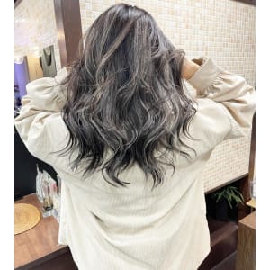 ★ダークグレージュ×コントラストハイライト★