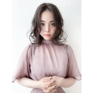 [MAXBEAUTY]ナチュラルゆるフワパーマロブヘアー☆
