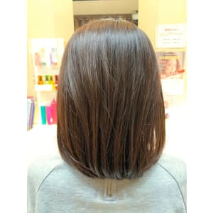 30代40代50代/ナチュラルワンカール/ミディアム/重ため