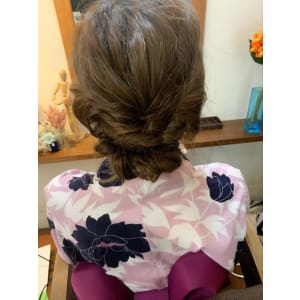 ギブソンタック風ヘアアレンジ