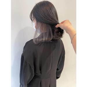 透明感インナーカラー