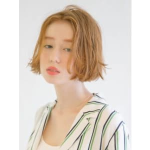 無造作カール×ミニボブ - HAIR & MAKE EARTH 恵比寿店【ヘアメイクアース エビステン】掲載中