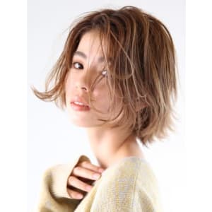 うるつや質感の大人アップバングボブ - HAIR & MAKE EARTH 恵比寿店【ヘアメイクアース エビステン】掲載中