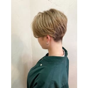 【Reir下北沢】*ベリーショート+プラチナベージュ*