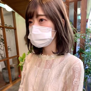 《中目黒サロンe's》実力派サロンのふんわりボブ【佐久間】