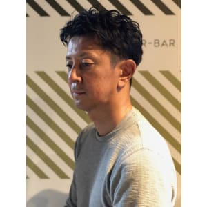 大人のパーマスタイル【BARBER-BAR】