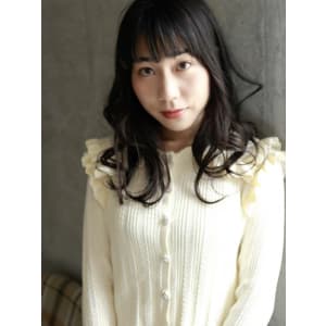 清楚系☆黒髪ウェーブ