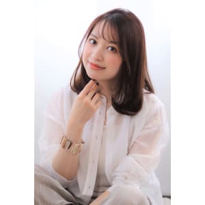 艶カラー×髪質改善ストレートワンカール