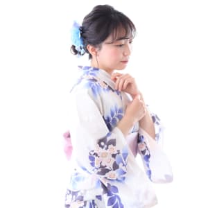 浴衣　ヘアセット　シースルーバング　編み込み《田嶋》