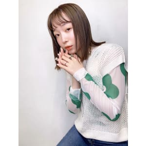 ぷつっとカット × オン眉