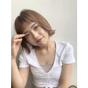 オン眉 × 韓国ボブ
