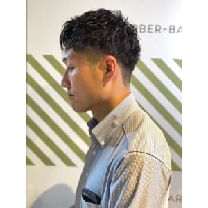 大人のパーマスタイル【BARBER-BAR】
