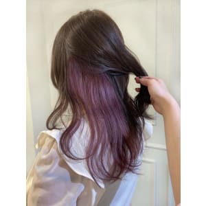 ＊ピンクパープル＊インナーカラー
