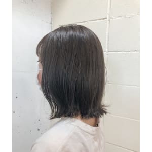 切りっぱなしロブ×グレージュ