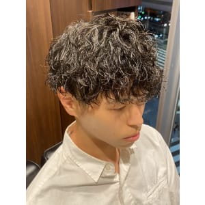 王道スパイラルパーマ