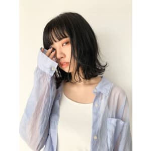 パツン前髪が可愛い bob