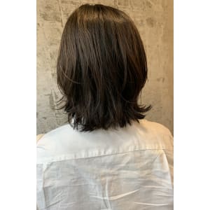 外ハネパーマ