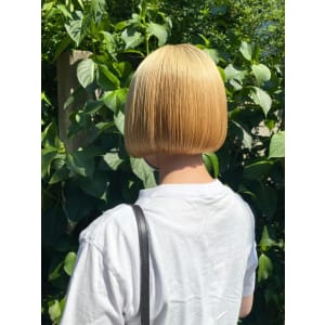 【Reir下北沢】*ミニボブ+ルミエールブロンド*