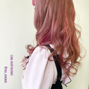 ピンクカラーにピンクインナー♪ stylistゆか - Luana hair&treatment【ルアナヘアーアンドトリートメント】掲載中