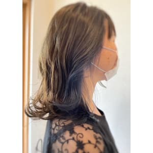 【latte atelier】インナーカラー☆ブルー
