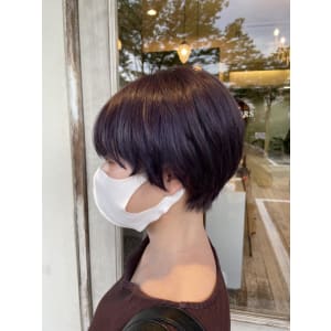 パープル×ショート