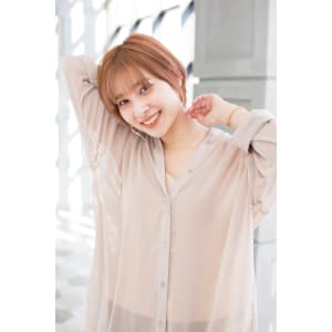 【Totia堀江】大人かわいいナチュラルショート×ピンクベー